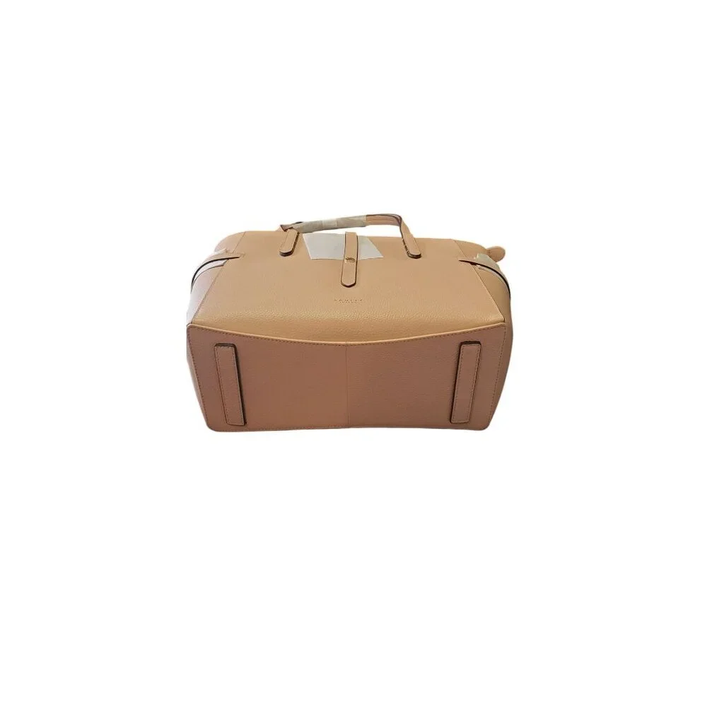 Radley London Leather Tote Bag With Structured Design & Dual Top Handles (Melon) - Picture 4 of 11